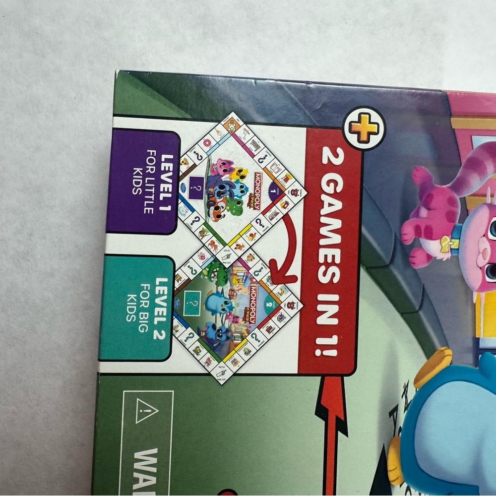 BOARD GAME & PUZZLE LOT X 3- MONOPOLY JR, RING IT ON, & ELENA (SEALED) PUZZLE - Picture 3 of 14